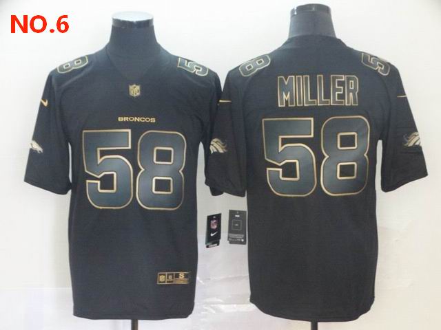 Men's Denver Broncos 58 Von Miller Jersey NO.4 ;